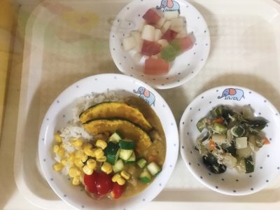 夏野菜カレー | 日野保育園