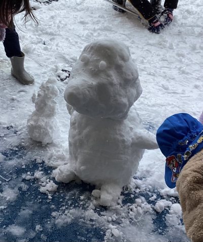 雪遊びをしました | 日野保育園