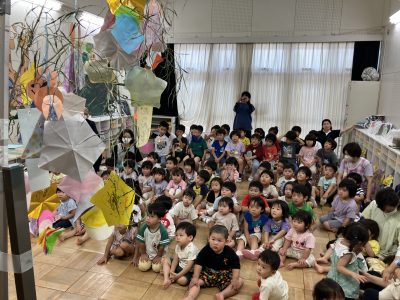 ７月7日は七夕会、願いがとどきますように | 長森北保育園