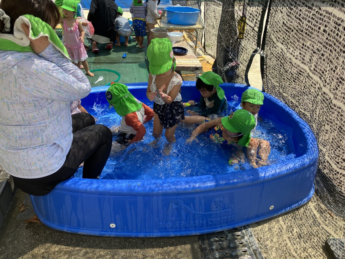 ゆく夏を遊びつくす | 長森北保育園