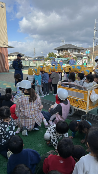 消防車がきたよ🚒（通報避難訓練） | 日野保育園
