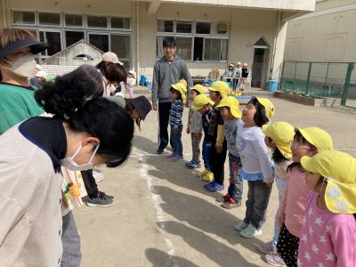 春ですね～　Ⅶ　卒園記念お別れイベント　ドッヂボール編 | 長森北保育園