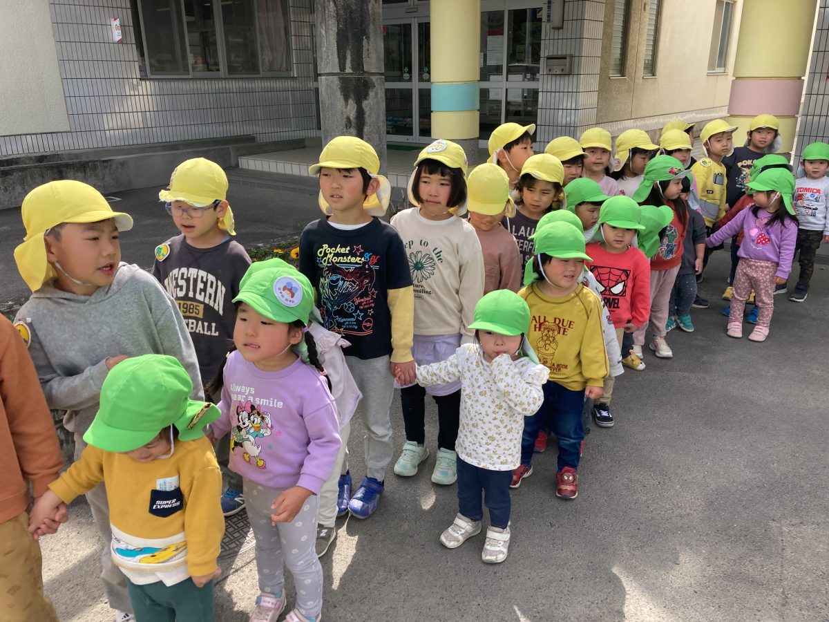 春ですね～！　Ⅷ　お別れ合同散歩 | 長森北保育園