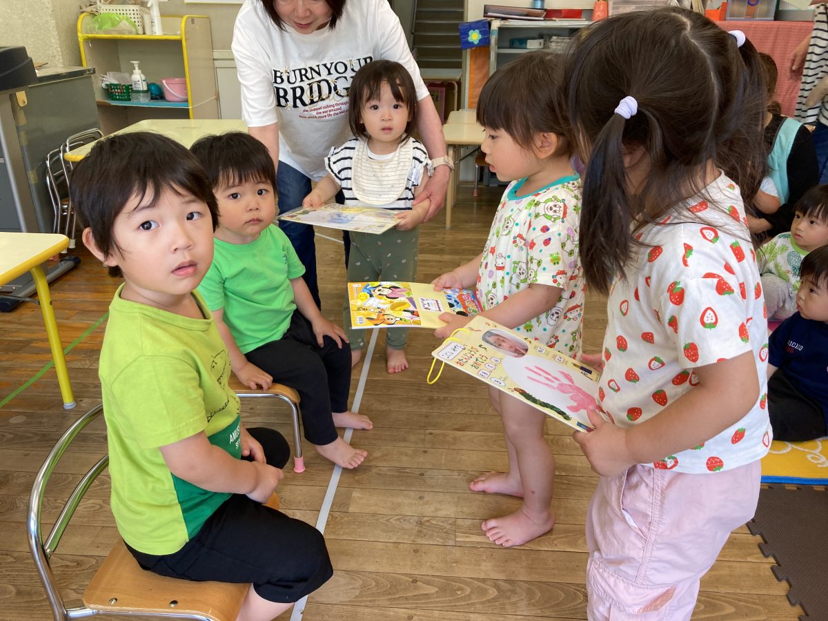 5月誕生会　おめでとう! | 長森北保育園