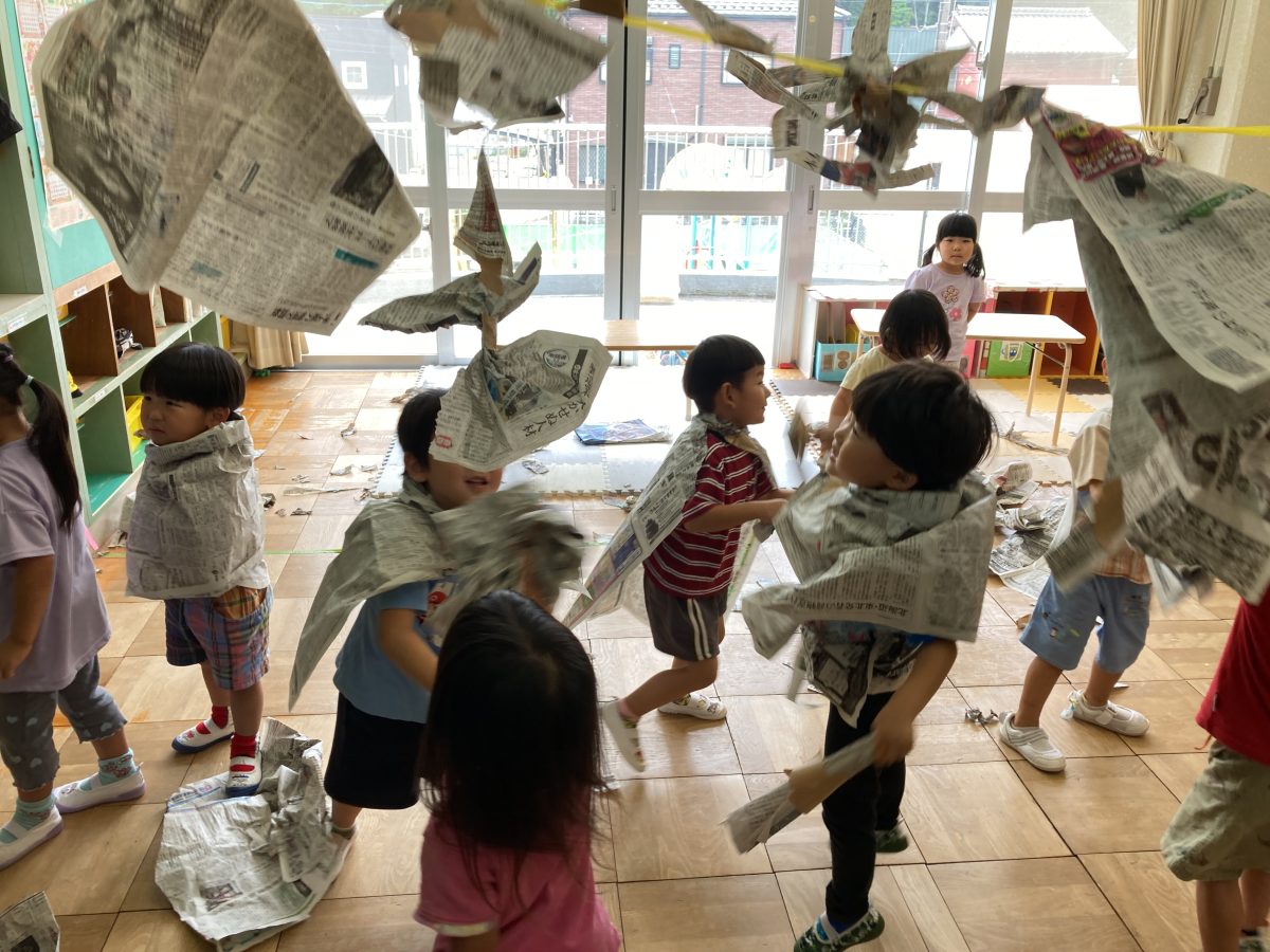 部屋の中でも、夏を楽しむ | 長森北保育園