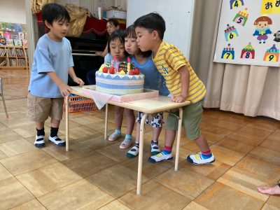 9月誕生会　以上児クラス | 長森北保育園